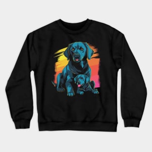 Labrador Retriever Fathers Day Crewneck Sweatshirt